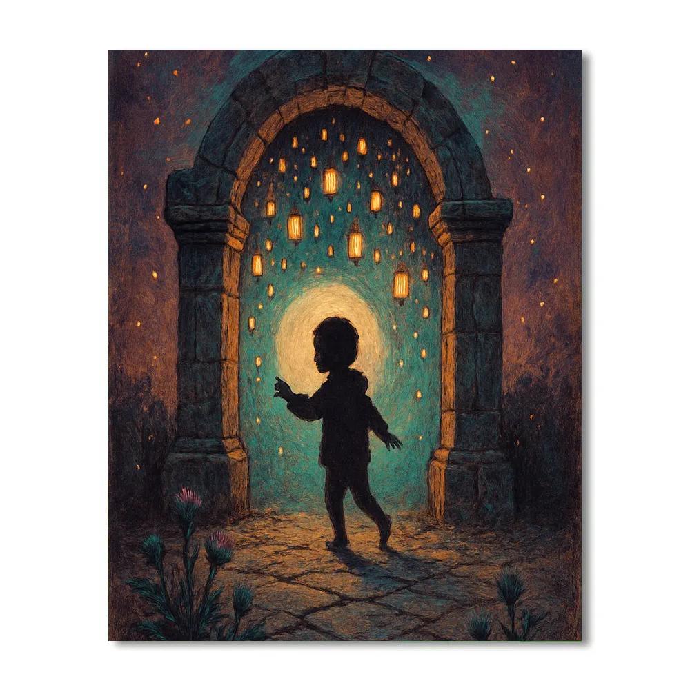 The Lantern Gate Of Thistledown Number painting