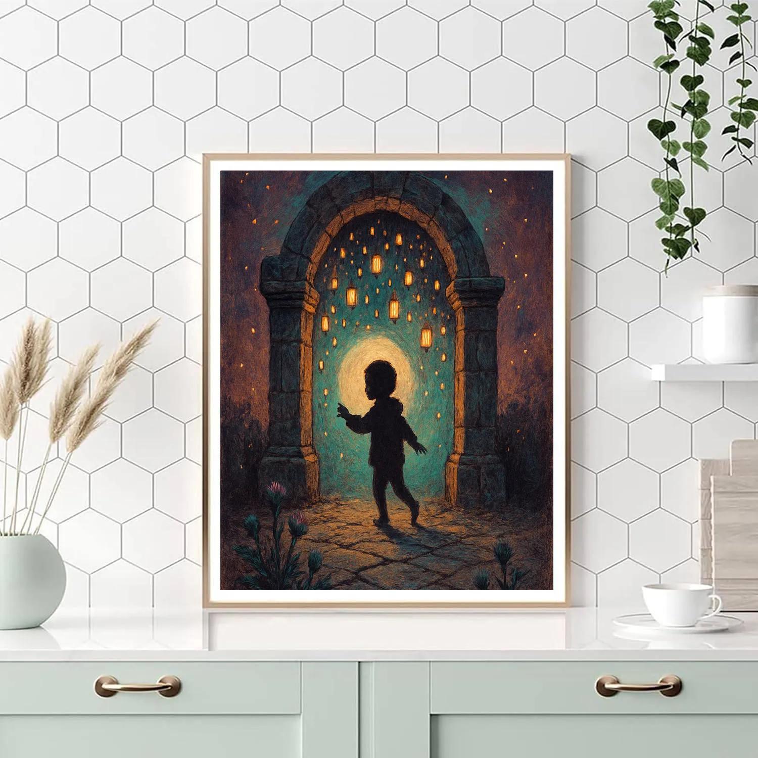 The Lantern Gate Of Thistledown Number painting