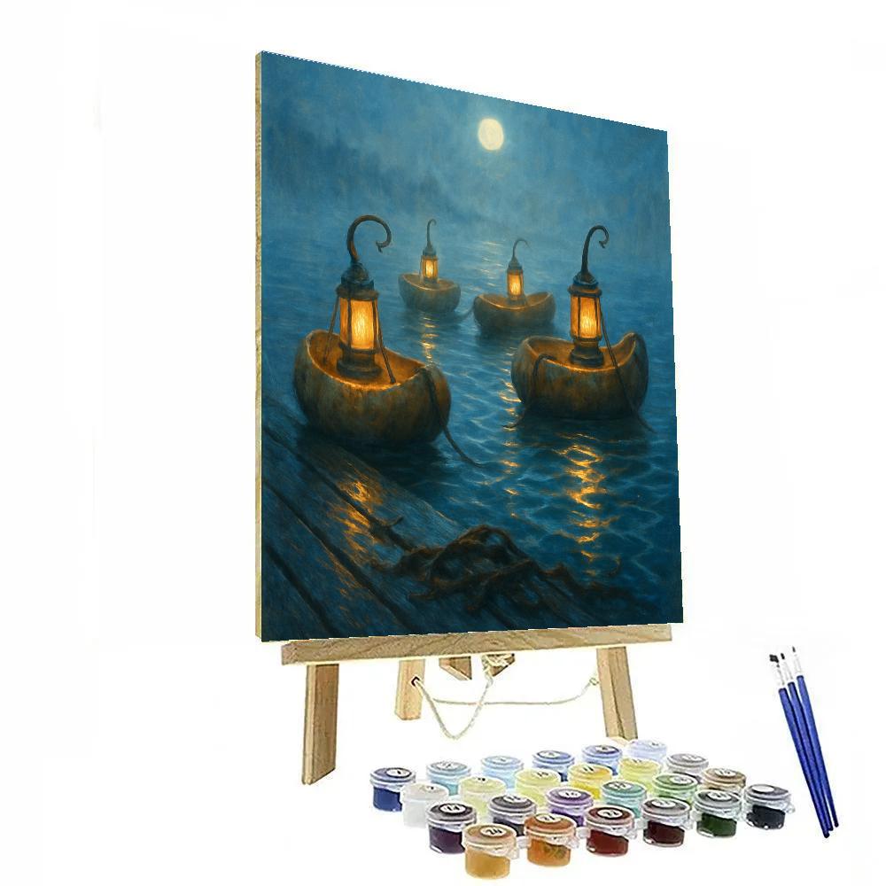 Salt Lantern Moorage Paint by numbers kits