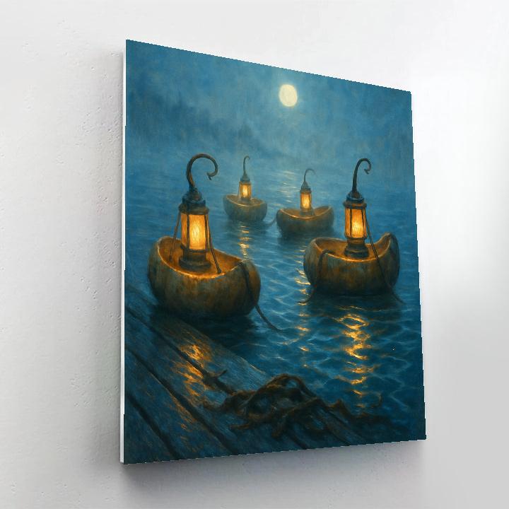 Salt Lantern Moorage Paint by numbers kits