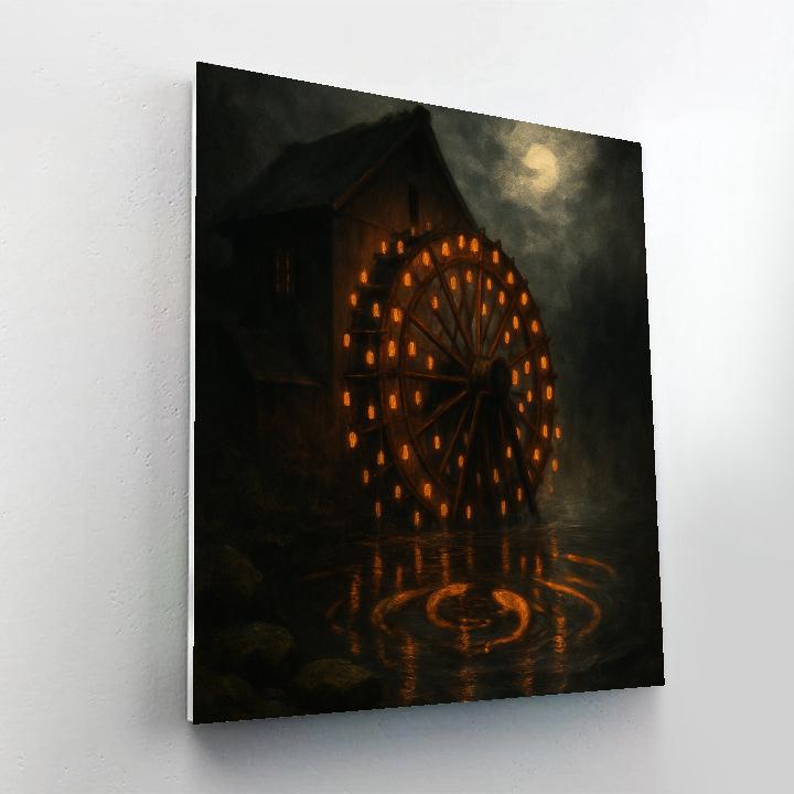 Lanternmill By Moonwater Number painting