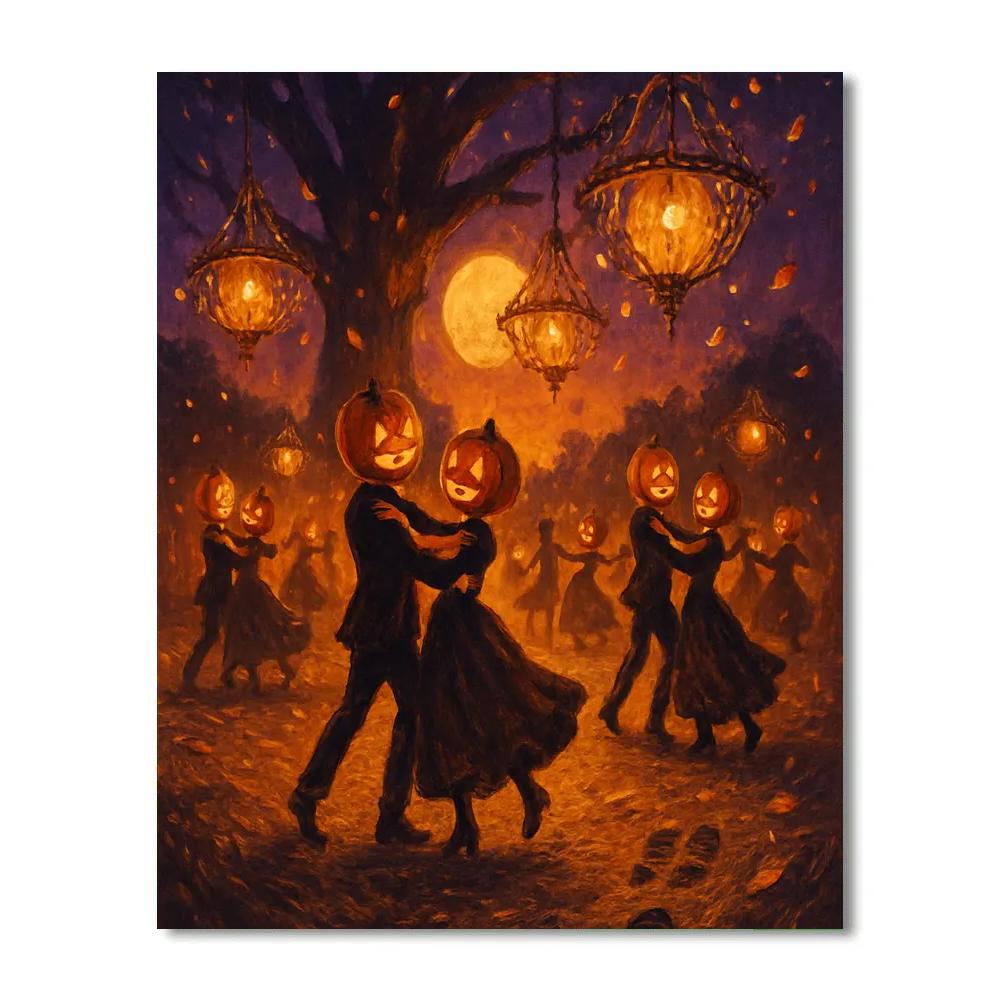 The Lanternfolks Autumn Ball Paint by numbers kits
