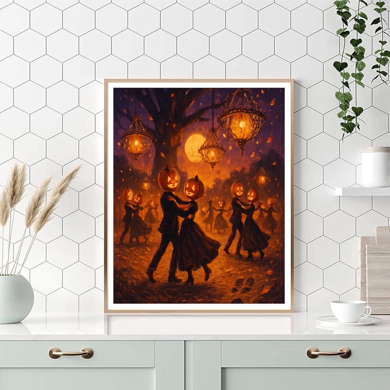 The Lanternfolks Autumn Ball Paint by numbers kits