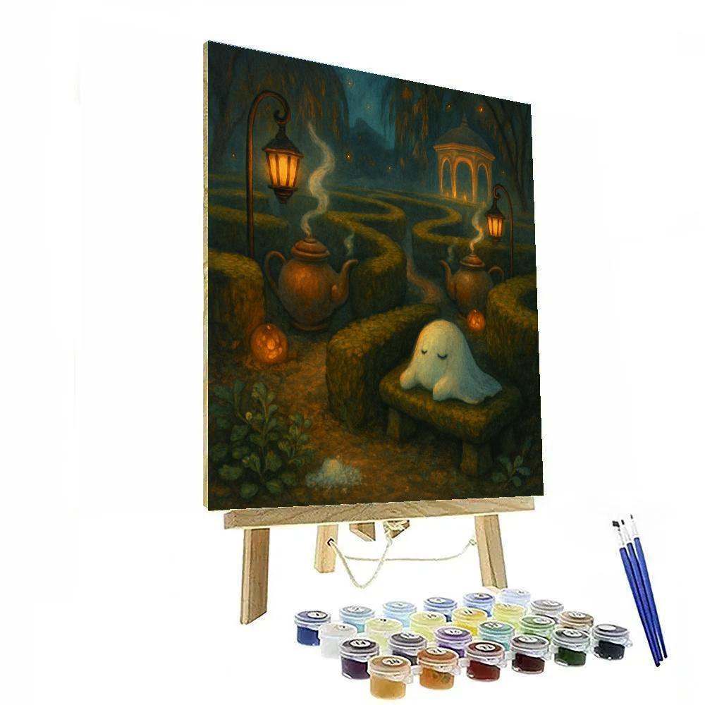 Lantern Hollow Tea Garden Paint by numbers kits