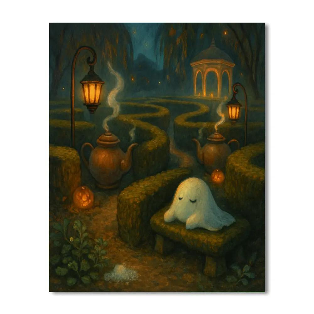 Lantern Hollow Tea Garden Paint by numbers kits