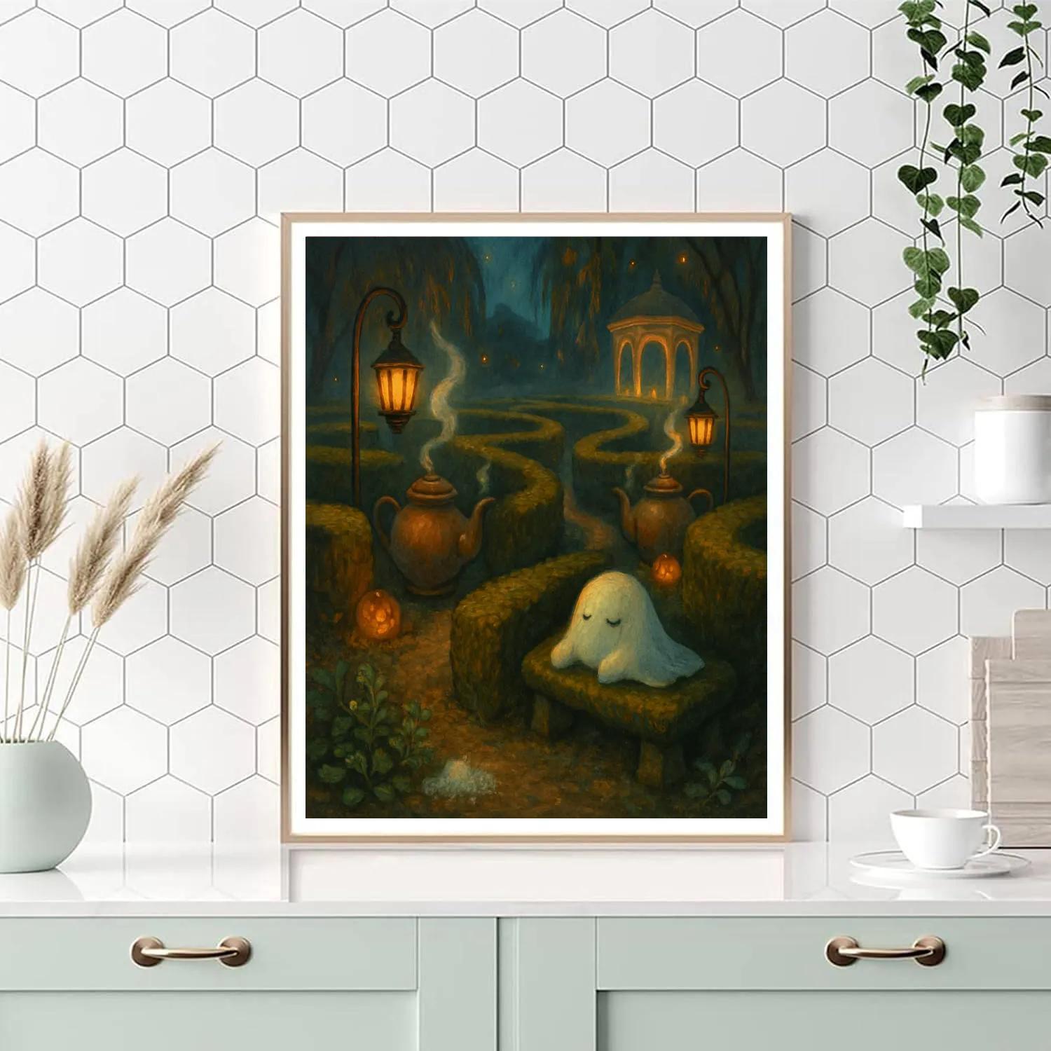 Lantern Hollow Tea Garden Paint by numbers kits