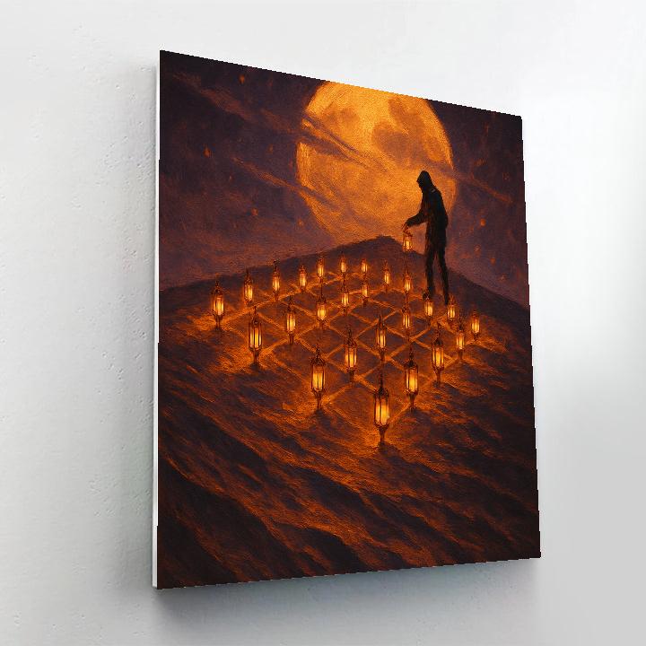 The Lanternkeepers Dunes paint by color