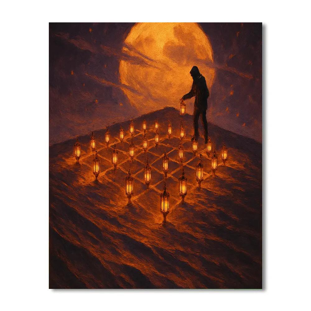 The Lanternkeepers Dunes paint by color