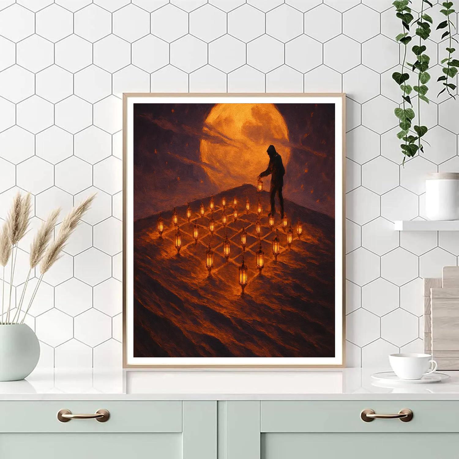 The Lanternkeepers Dunes paint by color