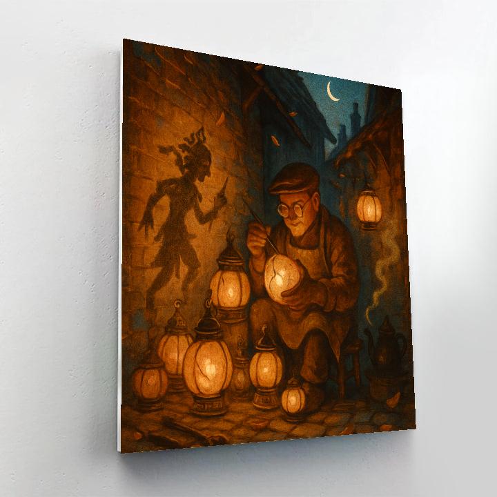 The Lanternwrights Alley painting number kit