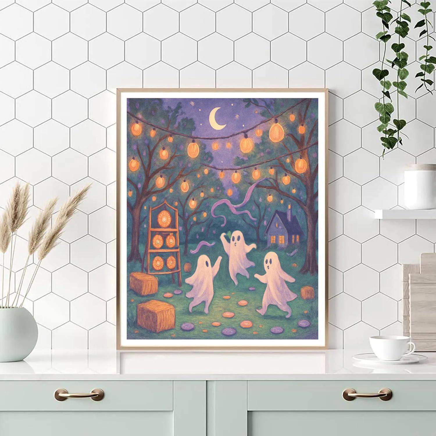 The Lanternmakers Orchard Games paint by number