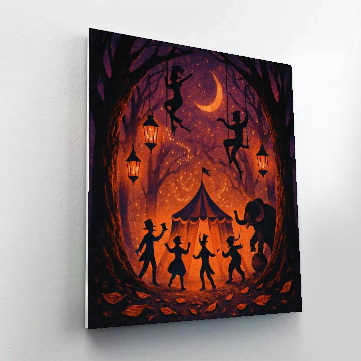 The Lantern Tree Circus Numbered painting kits