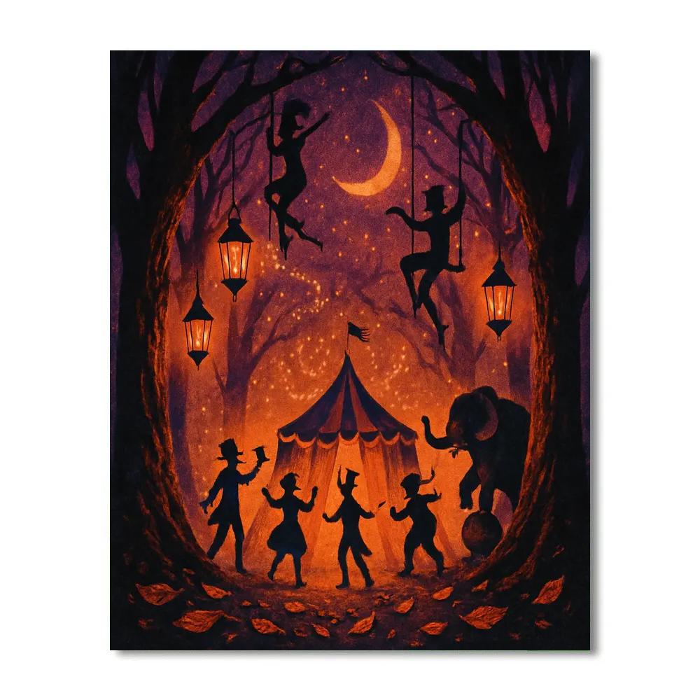 The Lantern Tree Circus Numbered painting kits