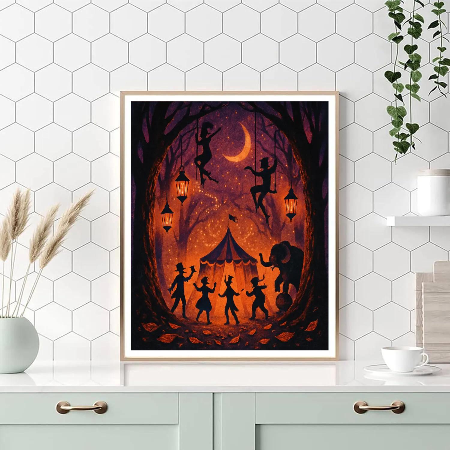 The Lantern Tree Circus Numbered painting kits
