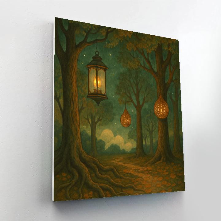 The Lantern Arboretum Paint by numbers art
