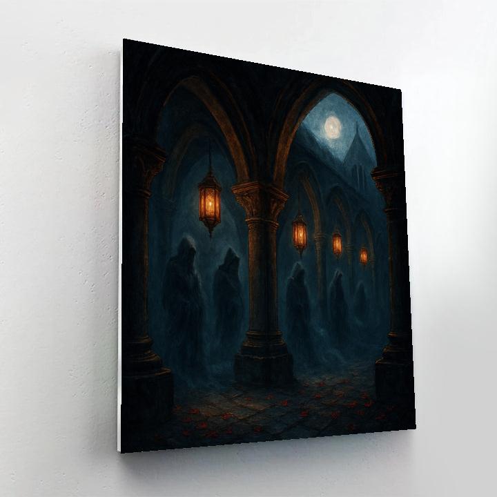 Lantern Abbey Twilight paint by color