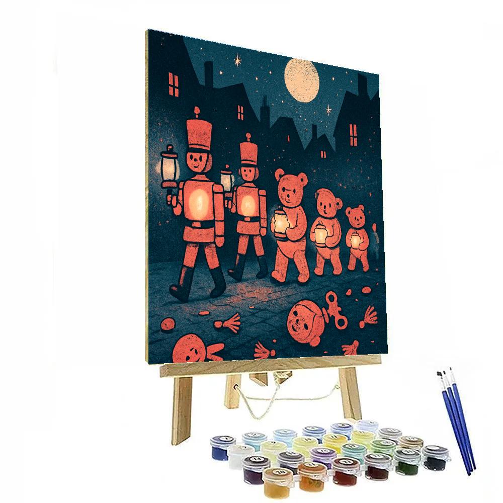 Lanternway Of The Forgotten Toys paint by color