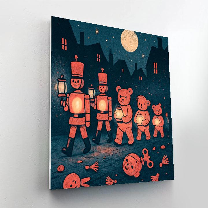 Lanternway Of The Forgotten Toys paint by color