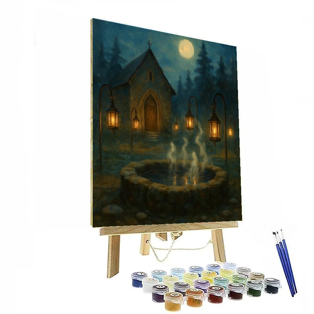 Lantern Hollow Chapel Yard Paint by numbers kits