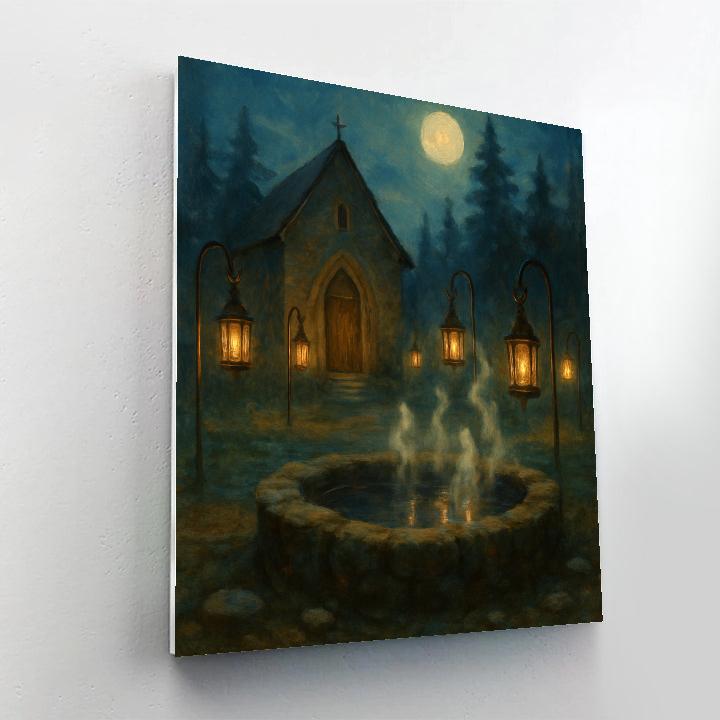 Lantern Hollow Chapel Yard Paint by numbers kits