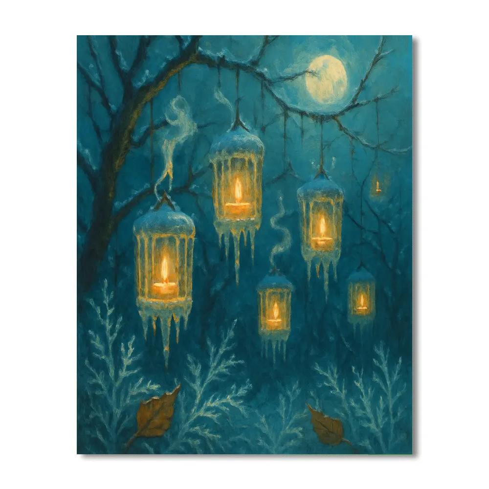 The Lanternwinter Hollow painting number kit