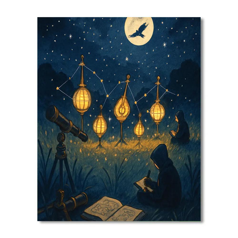 The Lantern Meadow Observatory paint by number