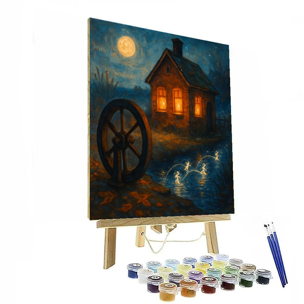 The Lanterned Pump House paint by numbers