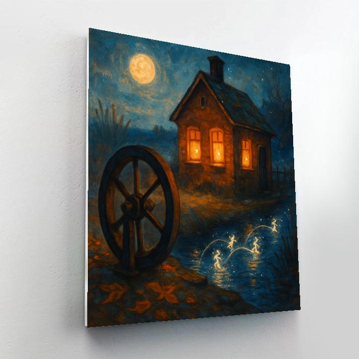 The Lanterned Pump House paint by numbers