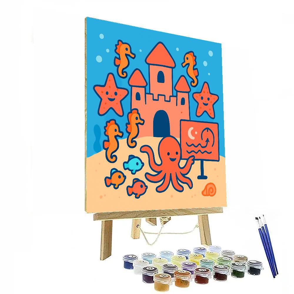 Coral Castle Storybook Number painting