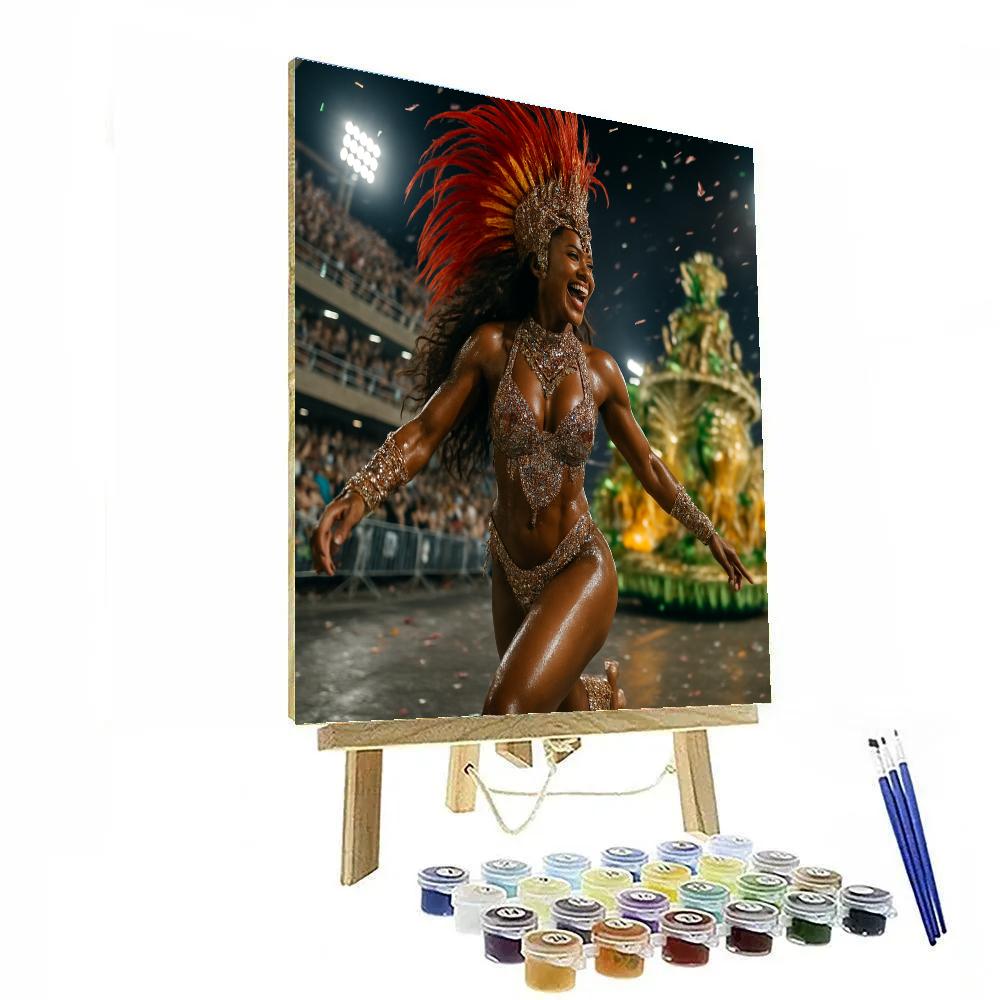 Carnival Samba Queen Numbered painting kits