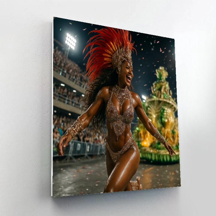 Carnival Samba Queen Numbered painting kits