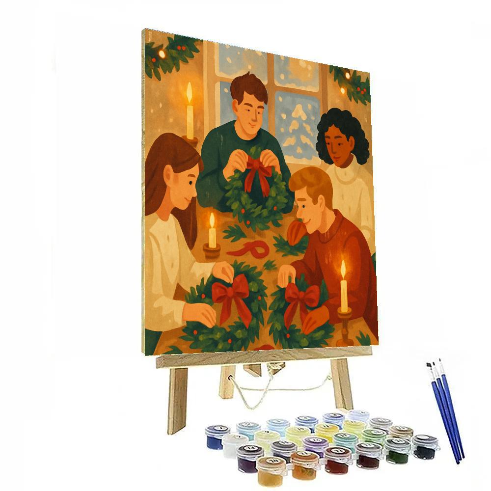 Wreath Makers Gathering Number painting