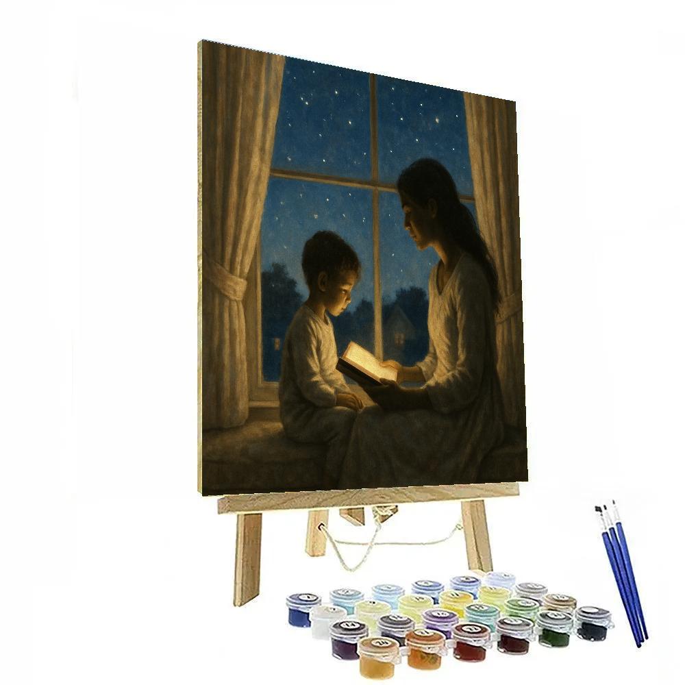 Bedtime Story Under Starlight DIY paint by numbers