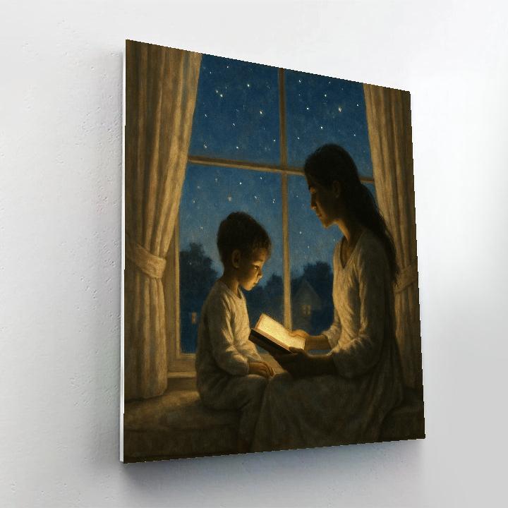 Bedtime Story Under Starlight DIY paint by numbers
