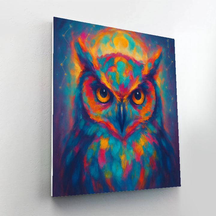 Aurora Owl Embrace Paint by numbers kits