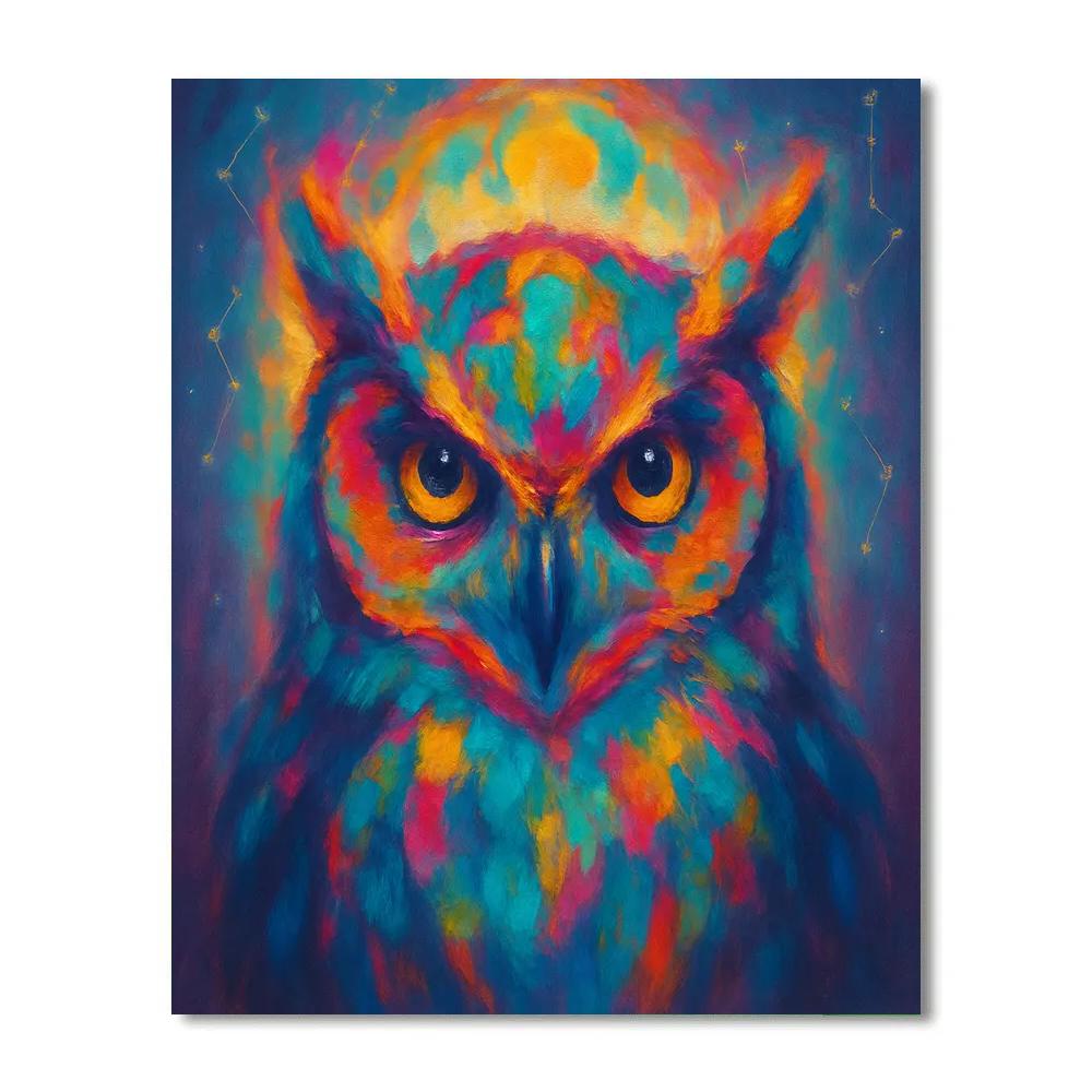 Aurora Owl Embrace Paint by numbers kits