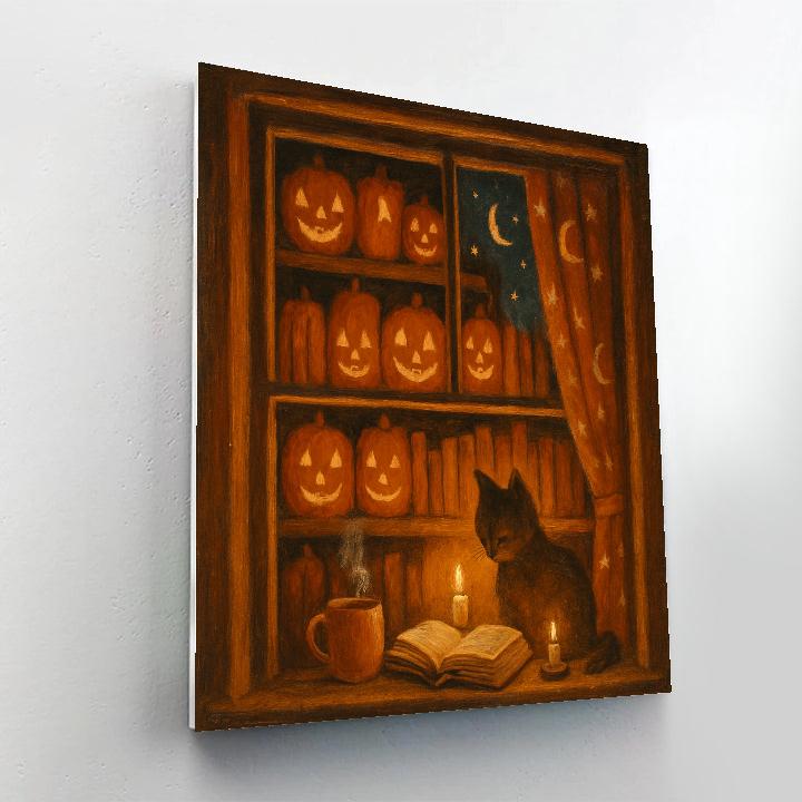 Pumpkin Moon Bookshop paint by color