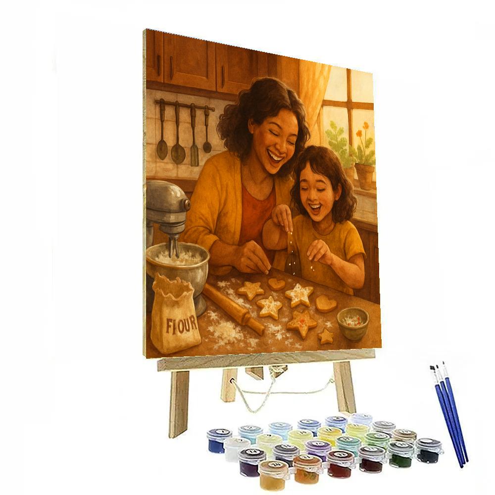 Cooking Memories Together Kitchen Warmth Paint by numbers kits