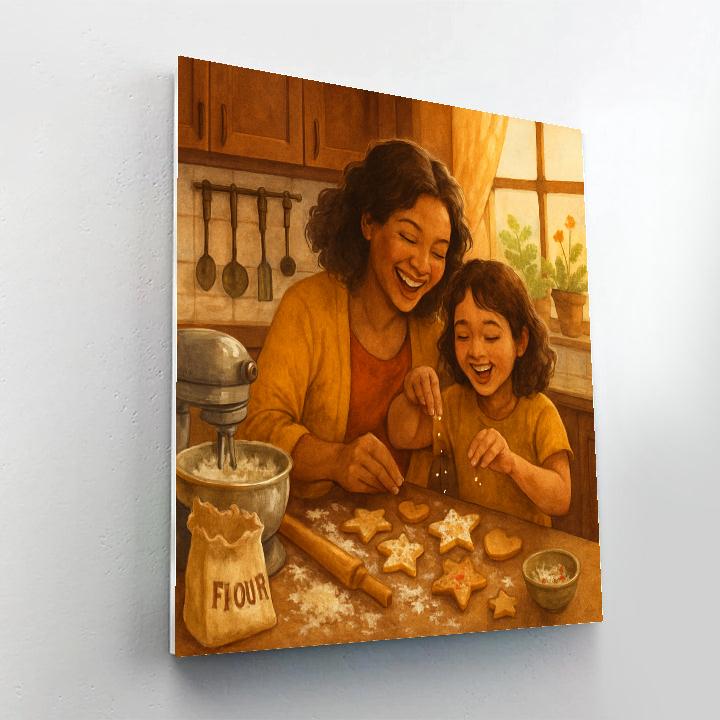 Cooking Memories Together Kitchen Warmth Paint by numbers kits