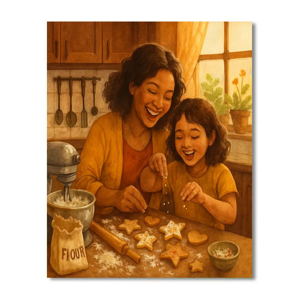 Cooking Memories Together Kitchen Warmth Paint by numbers kits