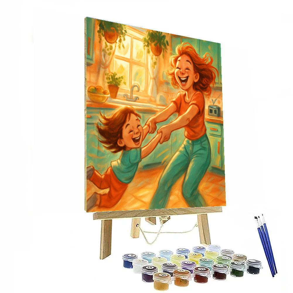 Dancing In The Kitchen With Mom Paint by numbers kits