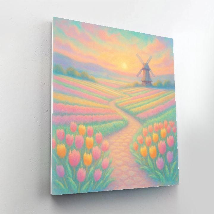 Tulip Valley Morning Paint by numbers kits
