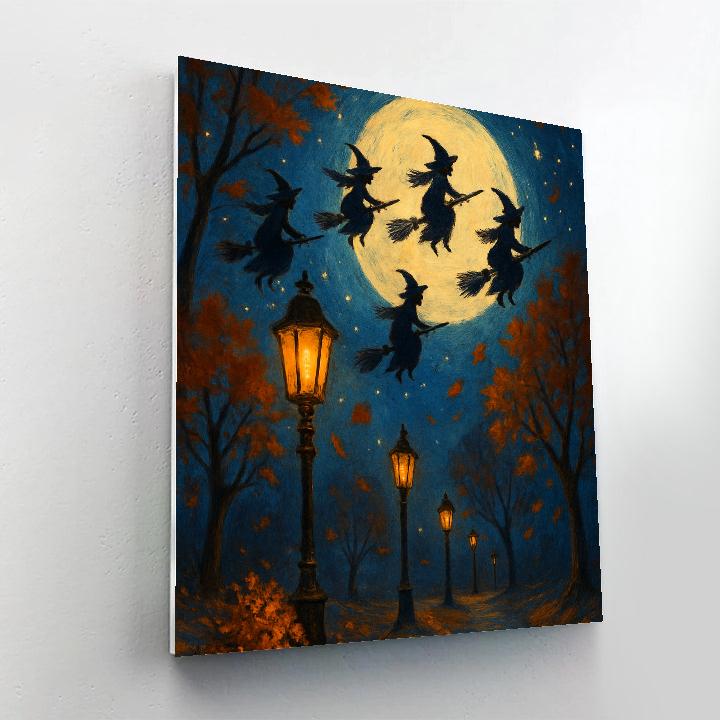 Twilight Witch Avenue Paint by numbers kits