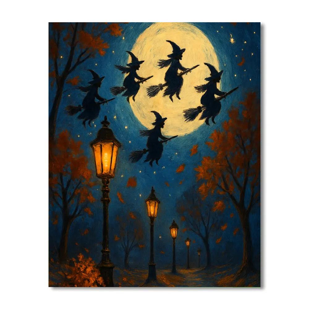 Twilight Witch Avenue Paint by numbers kits