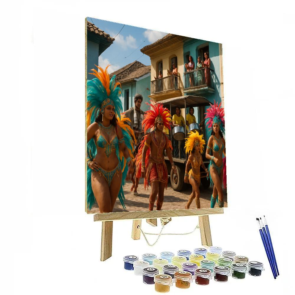 Karnival Street Parade Costume Painting by numbers kit