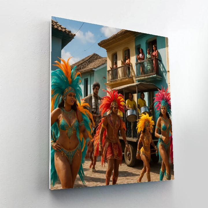 Karnival Street Parade Costume Painting by numbers kit