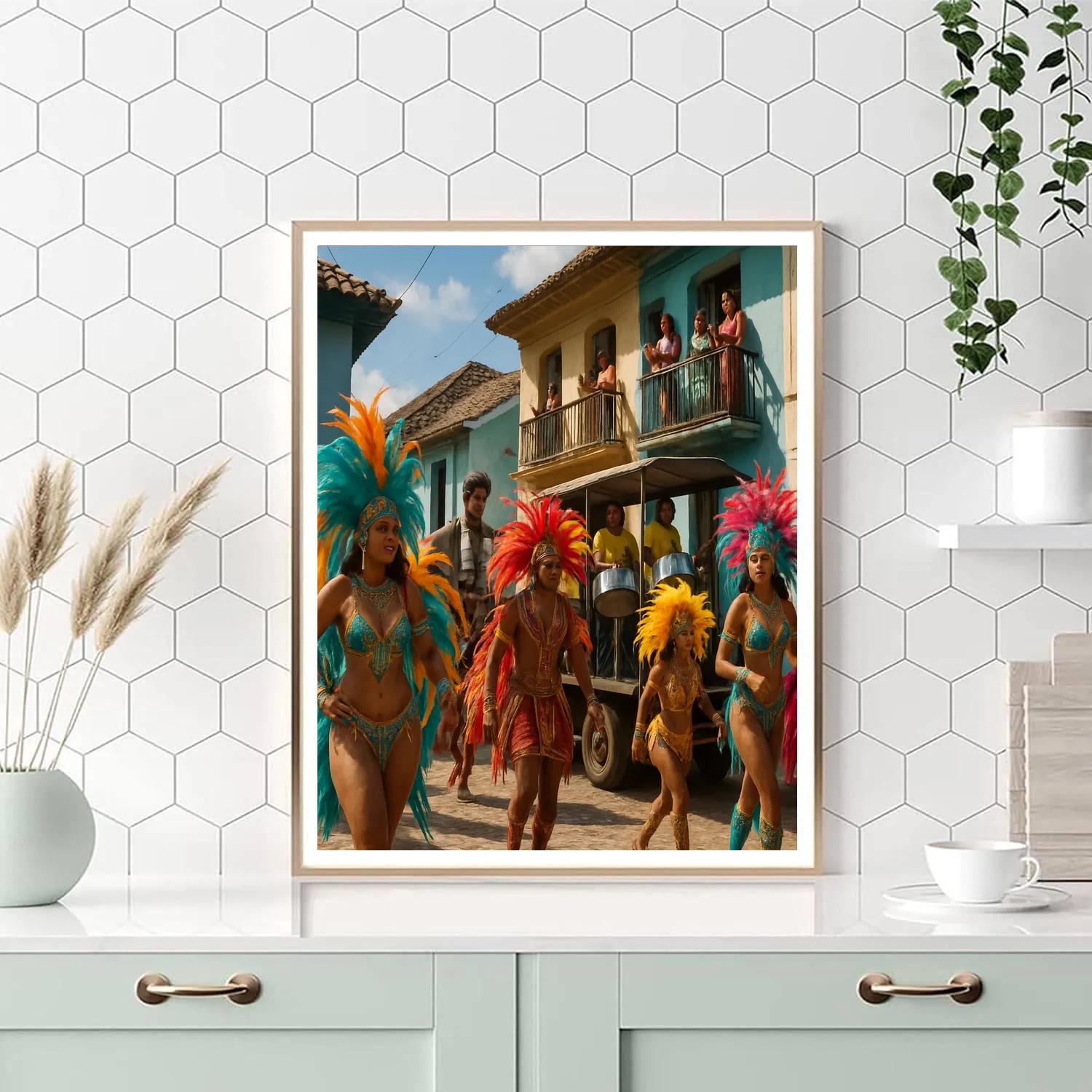 Karnival Street Parade Costume Painting by numbers kit