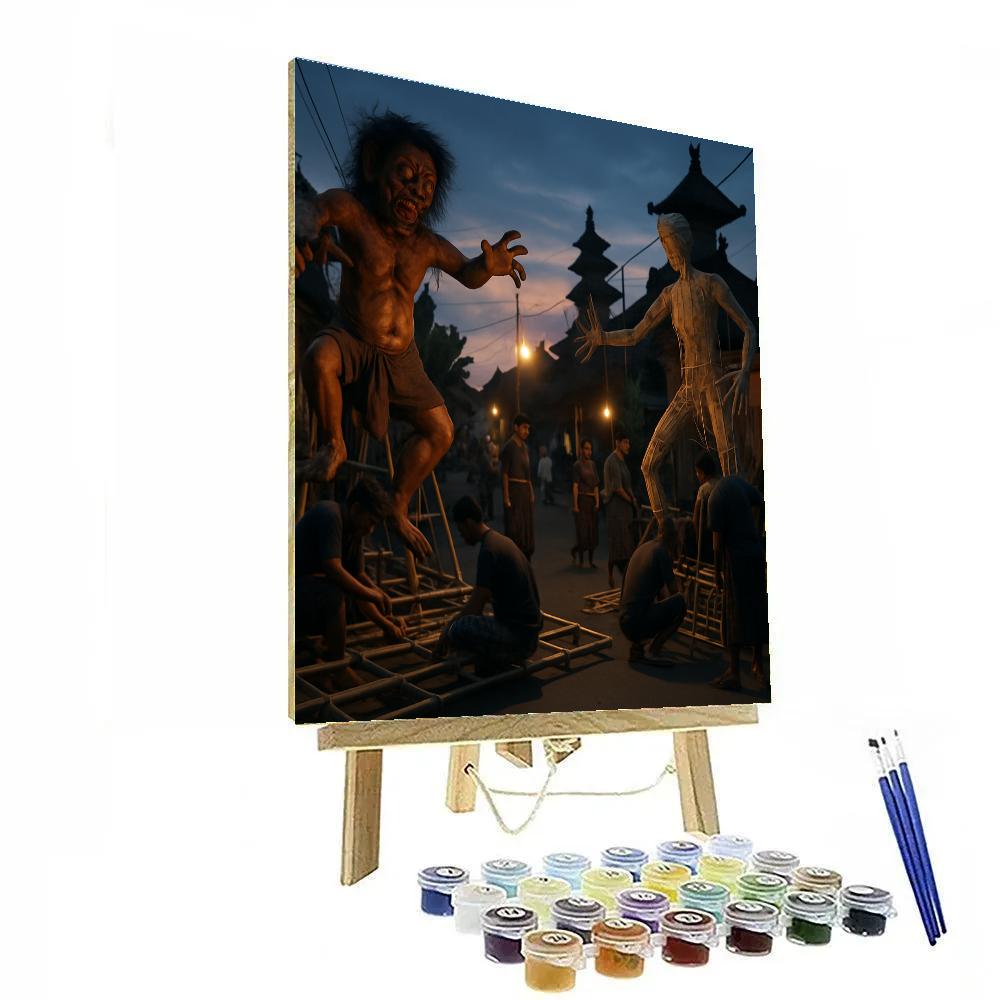 Nyepi Preparatory Ogoh Ogoh Paint by numbers kits