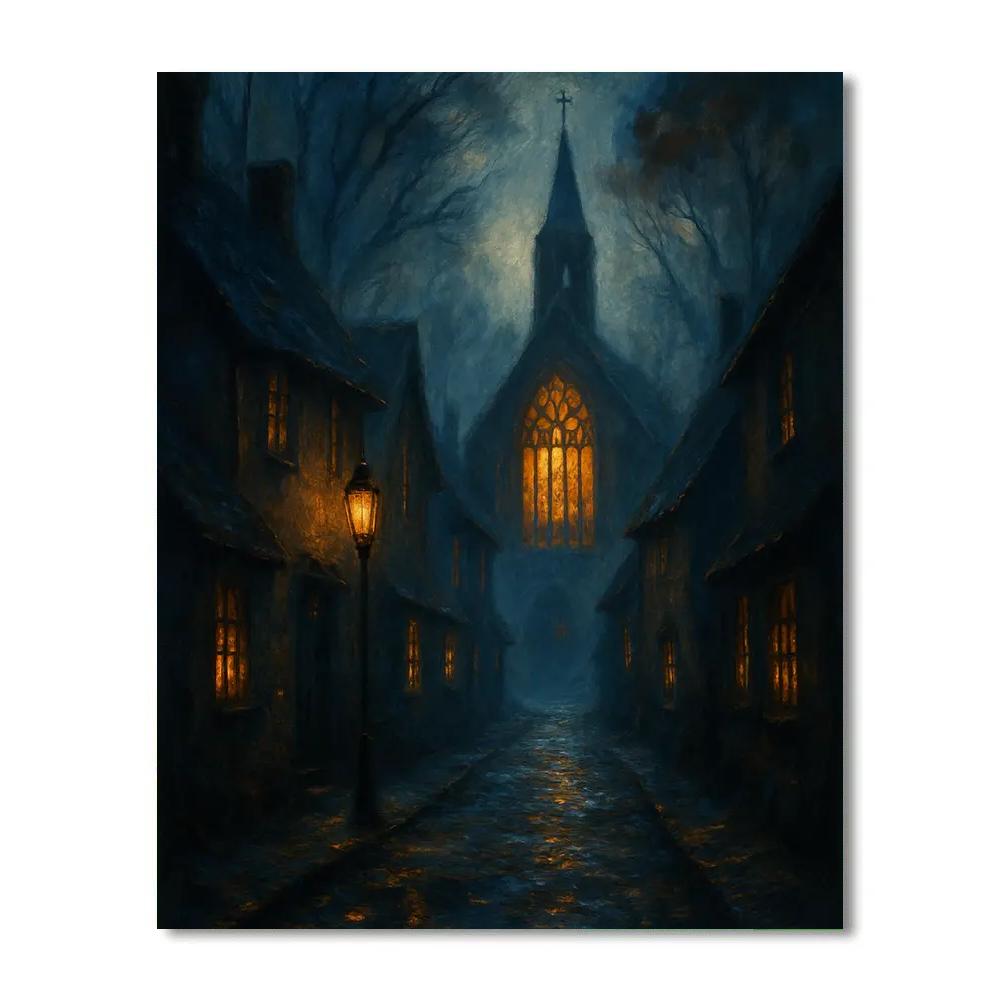 Fogbound Chapel Street painting number kit