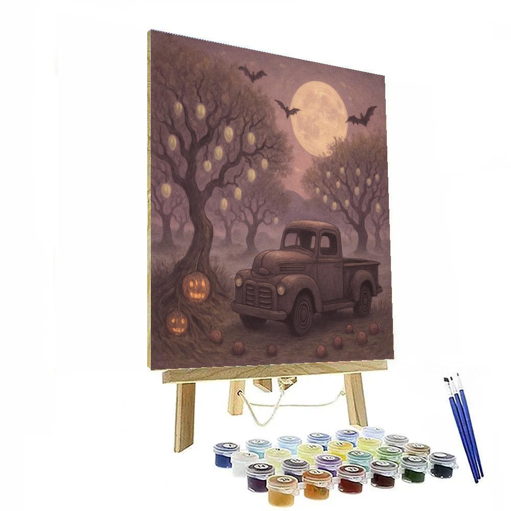 Phantom Orchard Drive Painting by numbers kit